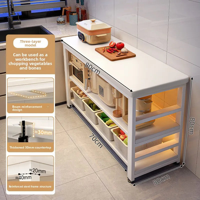 Countertop Microwave Storage Shelf