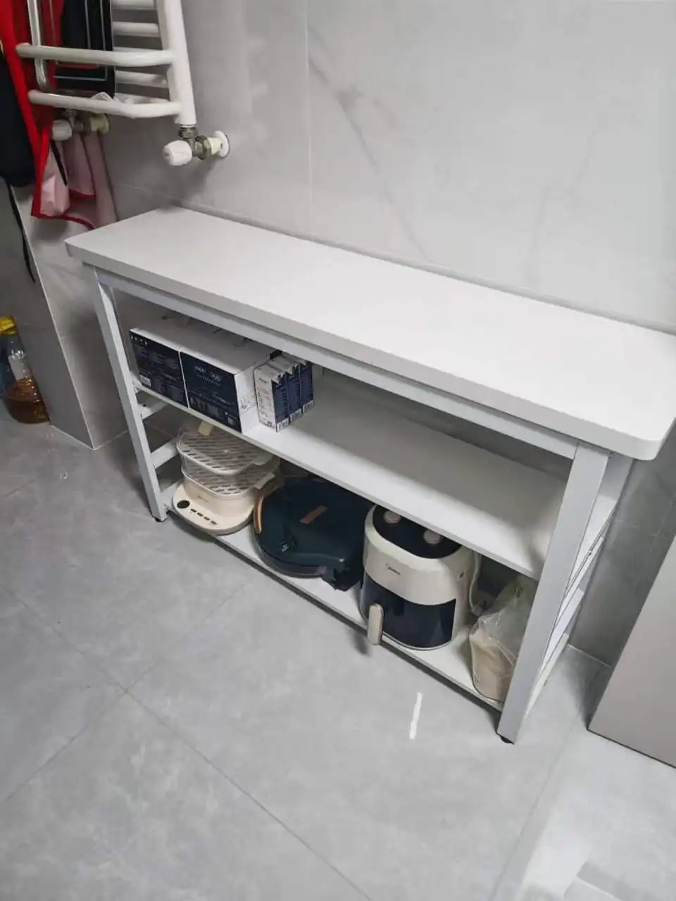 Countertop Microwave Storage Shelf