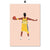 Minimalist Basketball Portrait Canvas Wall Print