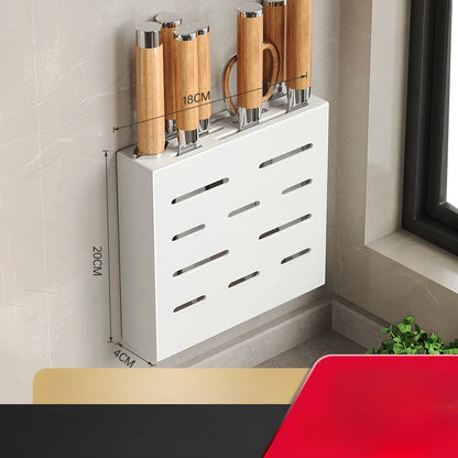 Wall-Mounted Knife and Utensil Organizer