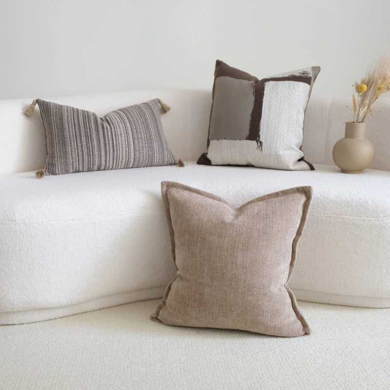 Plaid Stripe Decorative Cushion Cover - 30x50