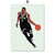 Minimalist Basketball Portrait Canvas Wall Print
