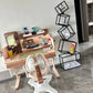 Metal Modern Bookcase Shelf for Home Storage