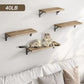 Wood Floating Wall Shelf for Display and Storage