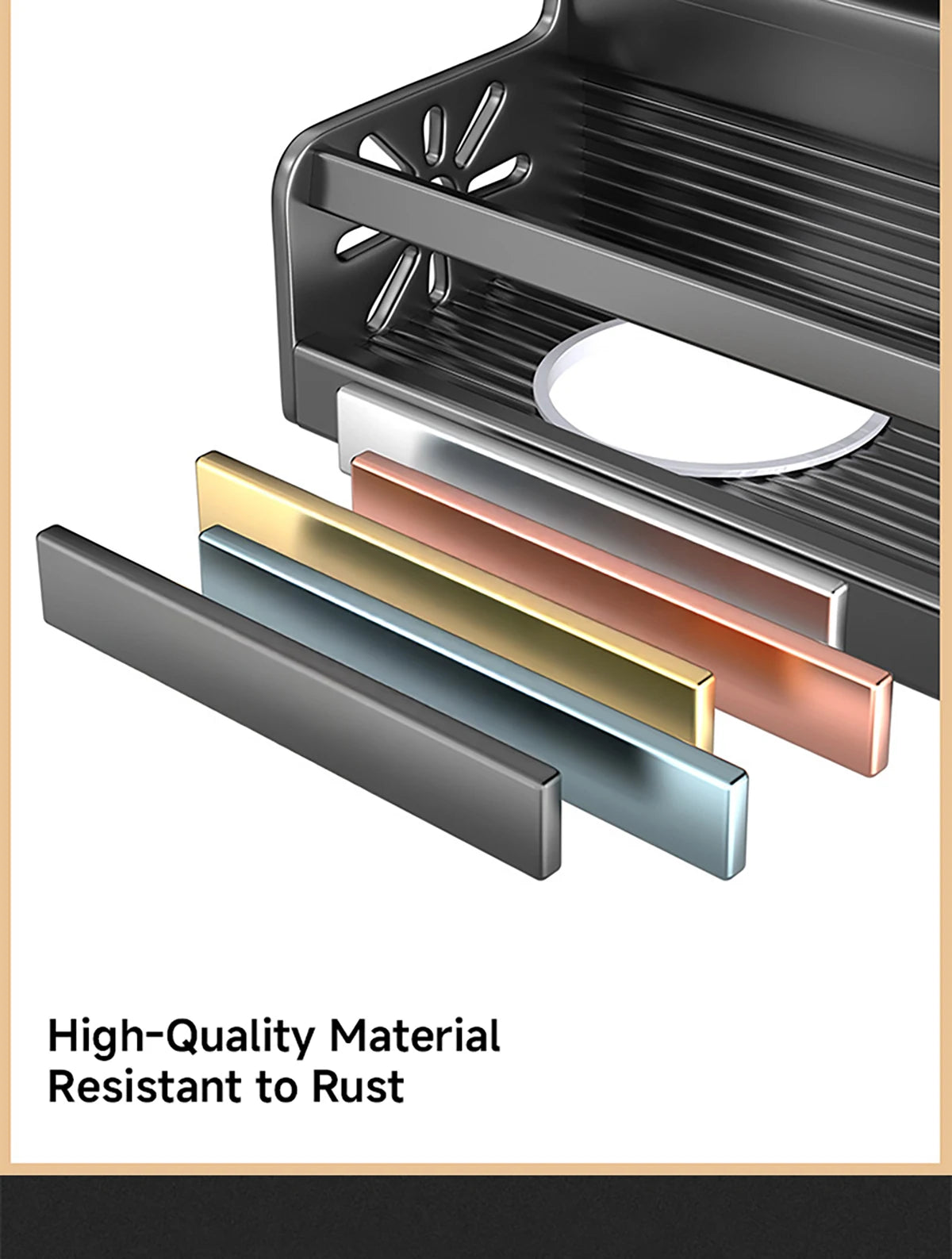 Metal Modern Bookcase Shelf for Home Storage - Multi-Layer