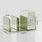 Clear Desktop Bookends for Books and Files