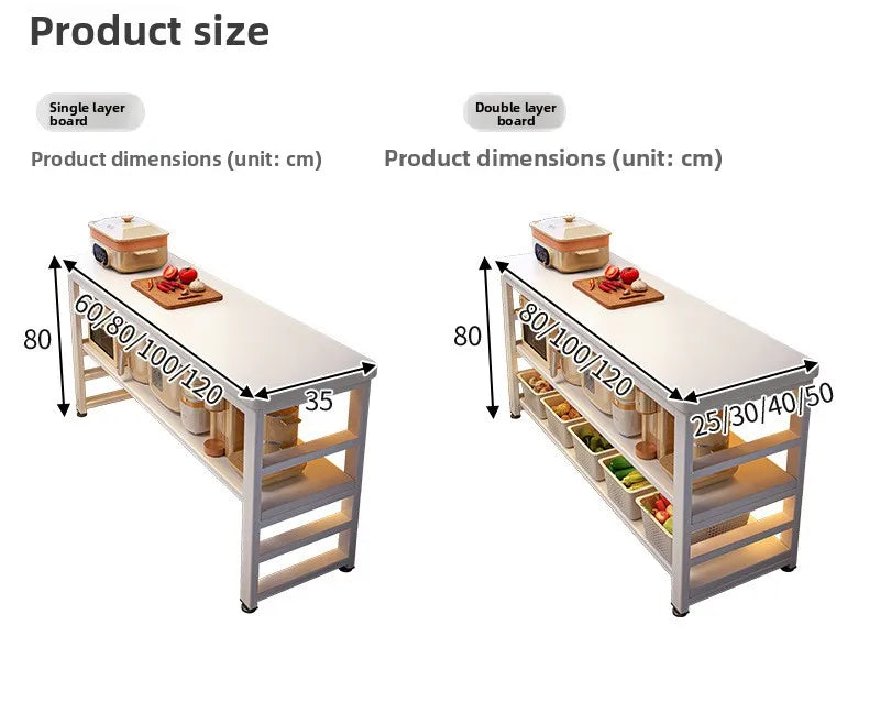 Countertop Microwave Storage Shelf