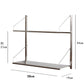 Minimalist Floating Wall Shelf for Display and Storage