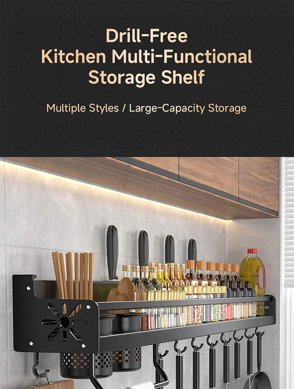 Metal Modern Bookcase Shelf for Home Storage - Multi-Layer