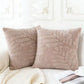 Plush Faux Fur Pillow Cover - Woven