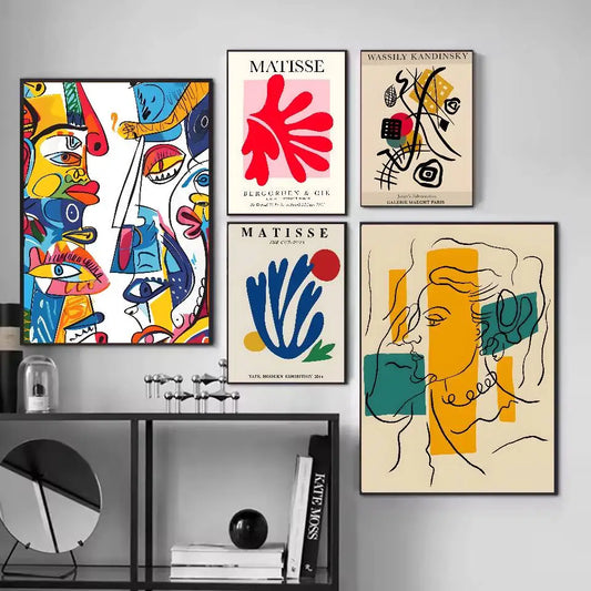Minimalist Decorative Wall Adhesive Art Poster