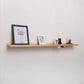 Wood Floating Wall Shelf for Display and Storage - Wall-Mounted