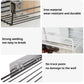 Metal Modern Bookcase Shelf for Home Storage - Wall-Mounted
