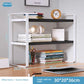 Wood Tiered Desktop Bookshelf for Daily Organization