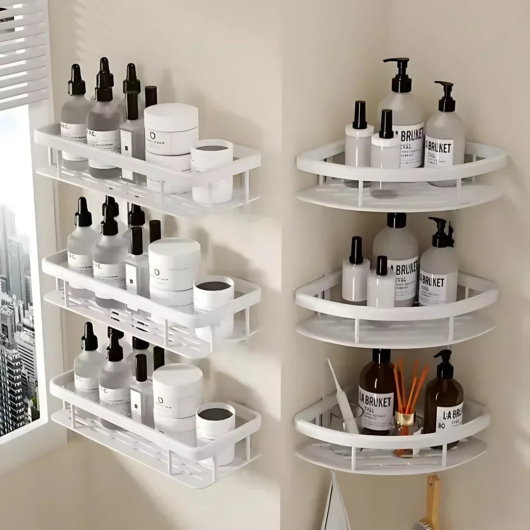 Wall-Mounted Bathroom Storage Shelf
