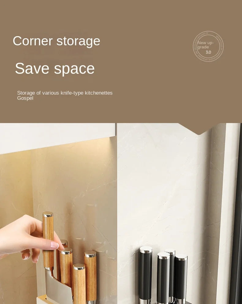 Wall-Mounted Knife and Utensil Organizer