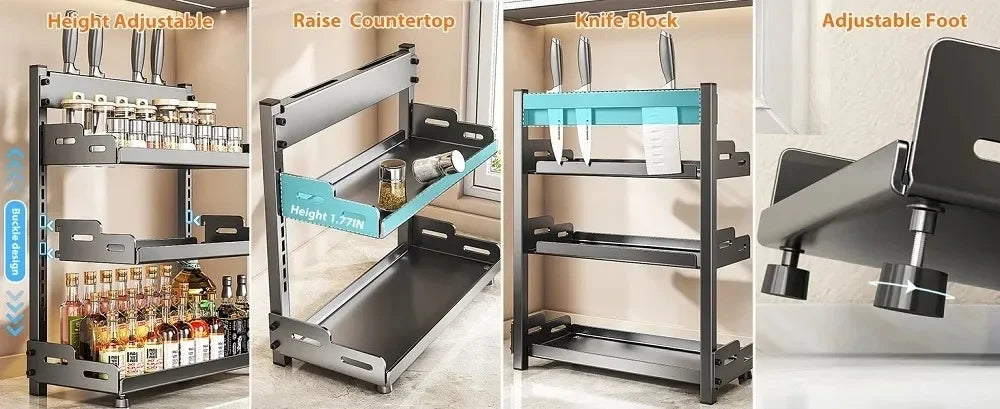 Multi-Tier Spice Storage Rack 2