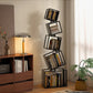 Metal Foldable Grid Bookcase for Home Storage