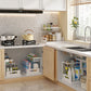 Sliding Under-Sink Organizer Rack