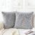 Plush Faux Fur Pillow Cover - Woven