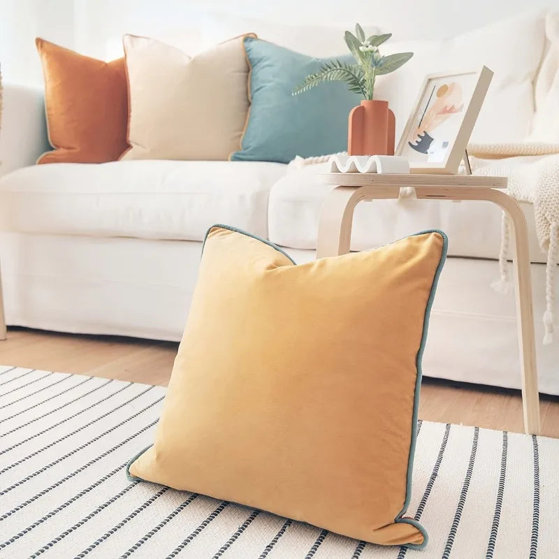 Velvet Decorative Pillow Cover - 45x45cm