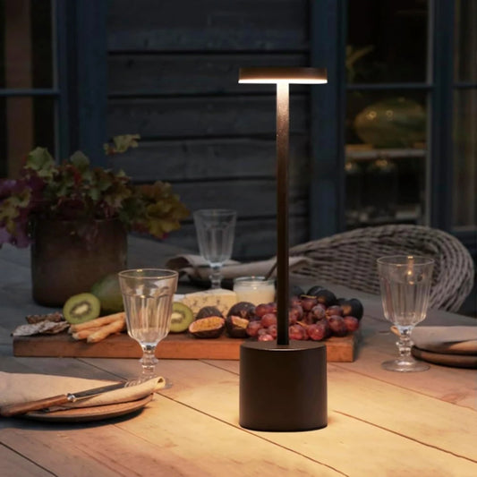 Cordless Touch Table Lamp with Adjustable Brightness - Portable