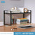 Wood Tiered Desktop Bookshelf for Daily Organization