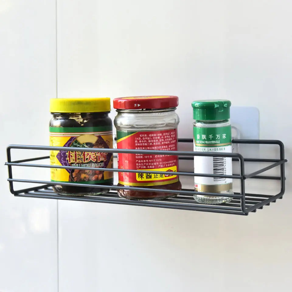 Metal Modern Bookcase Shelf for Home Storage - Wall-Mounted