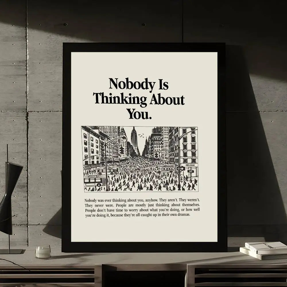 Minimalist Motivational Quote Typography Poster