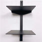 Metal Modern Bookcase Shelf for Home Storage - 16x13x31cm