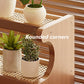 Bamboo Corner Bookcase for Home Storage and Display