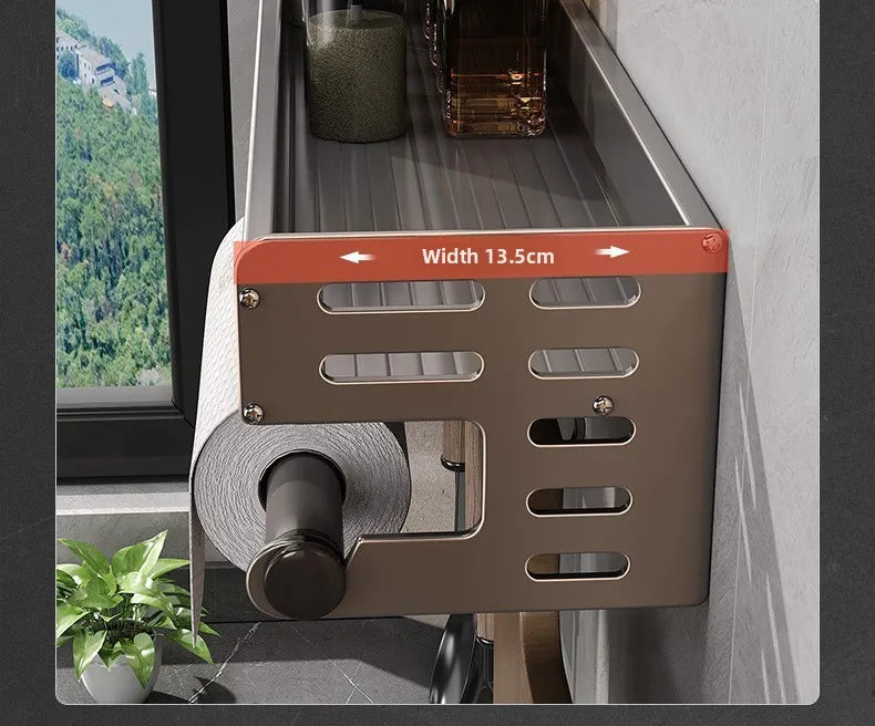 Multi-Tier Spice Storage Rack - Wall-Mounted