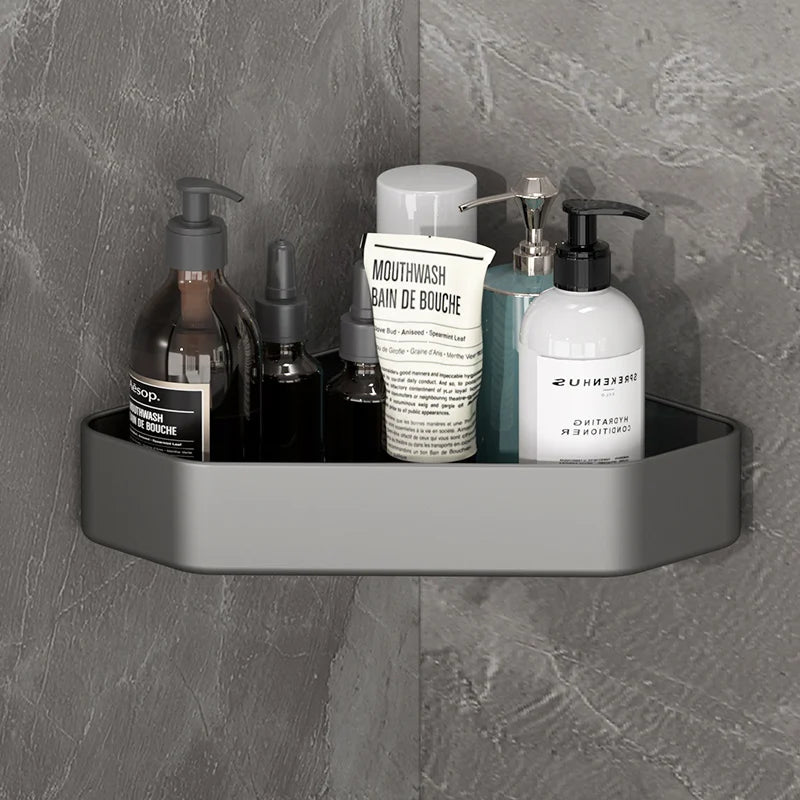 Wall-Mounted Bathroom Storage Shelf - Wall-Mounted