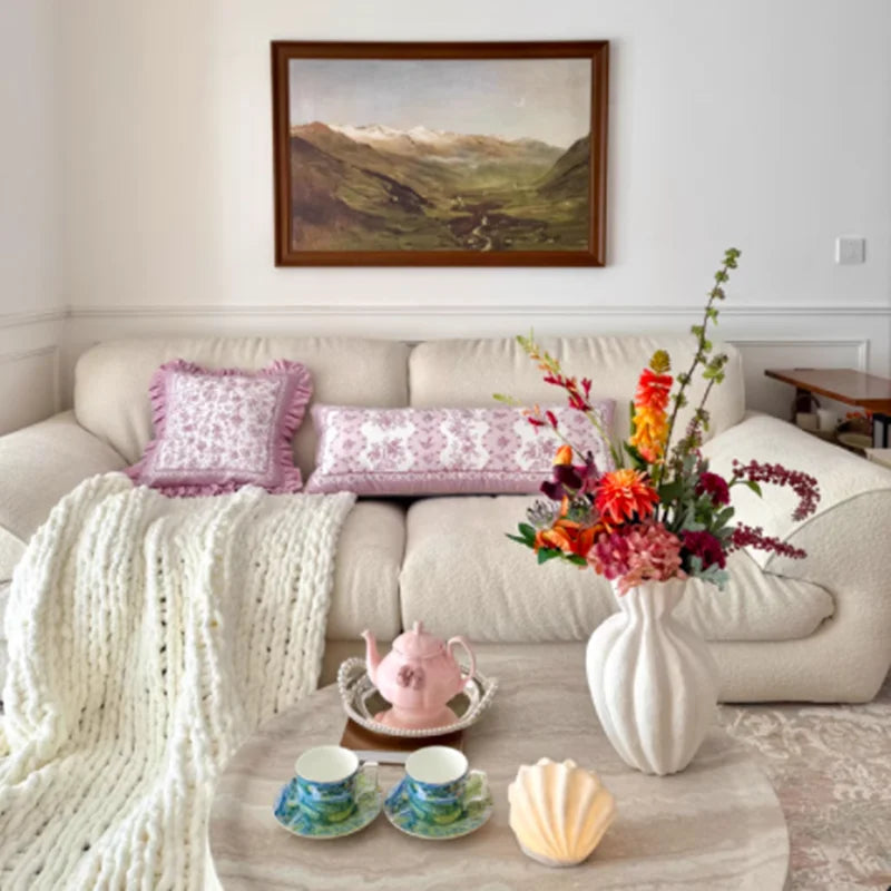 Velvet Decorative Pillow Cover - 35X100cm