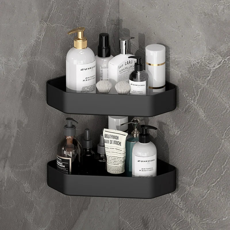 Wall-Mounted Bathroom Storage Shelf - Wall-Mounted