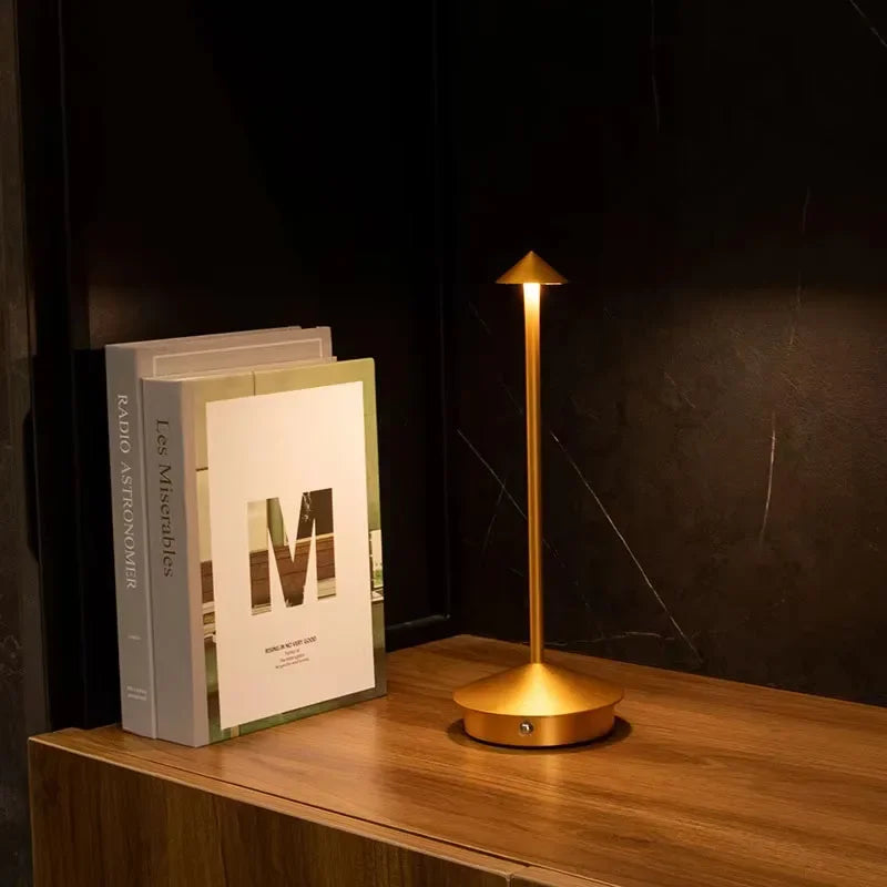 Cordless Touch Table Lamp with Adjustable Brightness - Cordless
