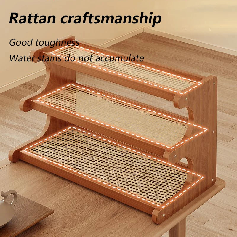 Bamboo Corner Bookcase for Home Storage and Display