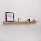 Wood Floating Wall Shelf for Display and Storage - Wall-Mounted