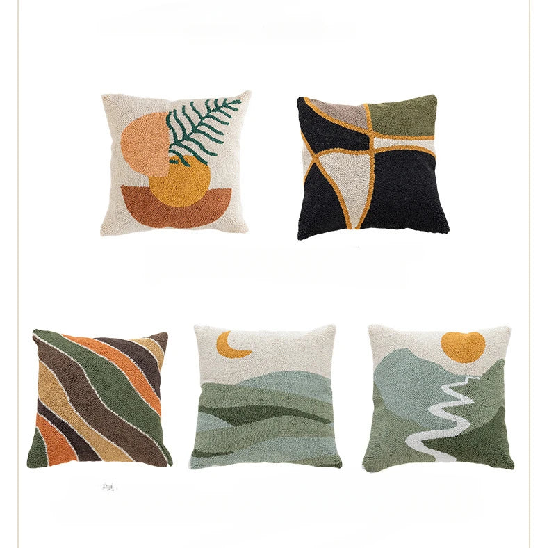 Geometric Decorative Pillow Cover - 45x45