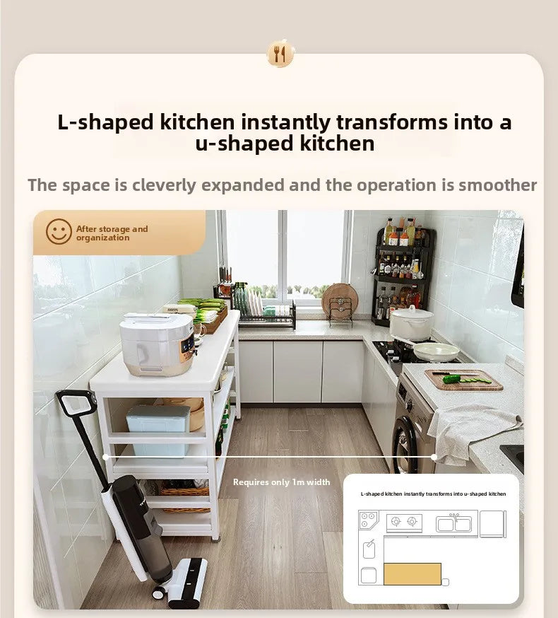 Countertop Microwave Storage Shelf
