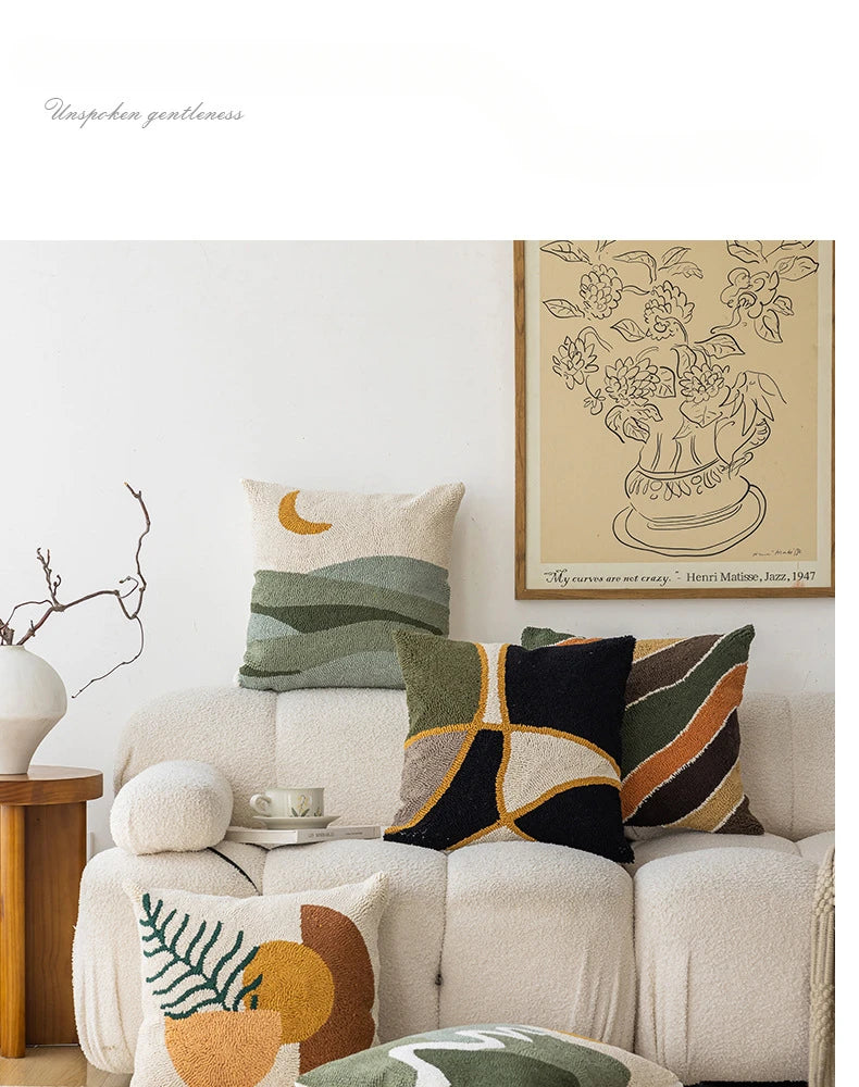 Geometric Decorative Pillow Cover - 45x45