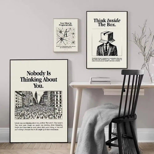 Minimalist Motivational Quote Typography Poster 2