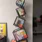 Metal Modern Bookcase Shelf for Home Storage