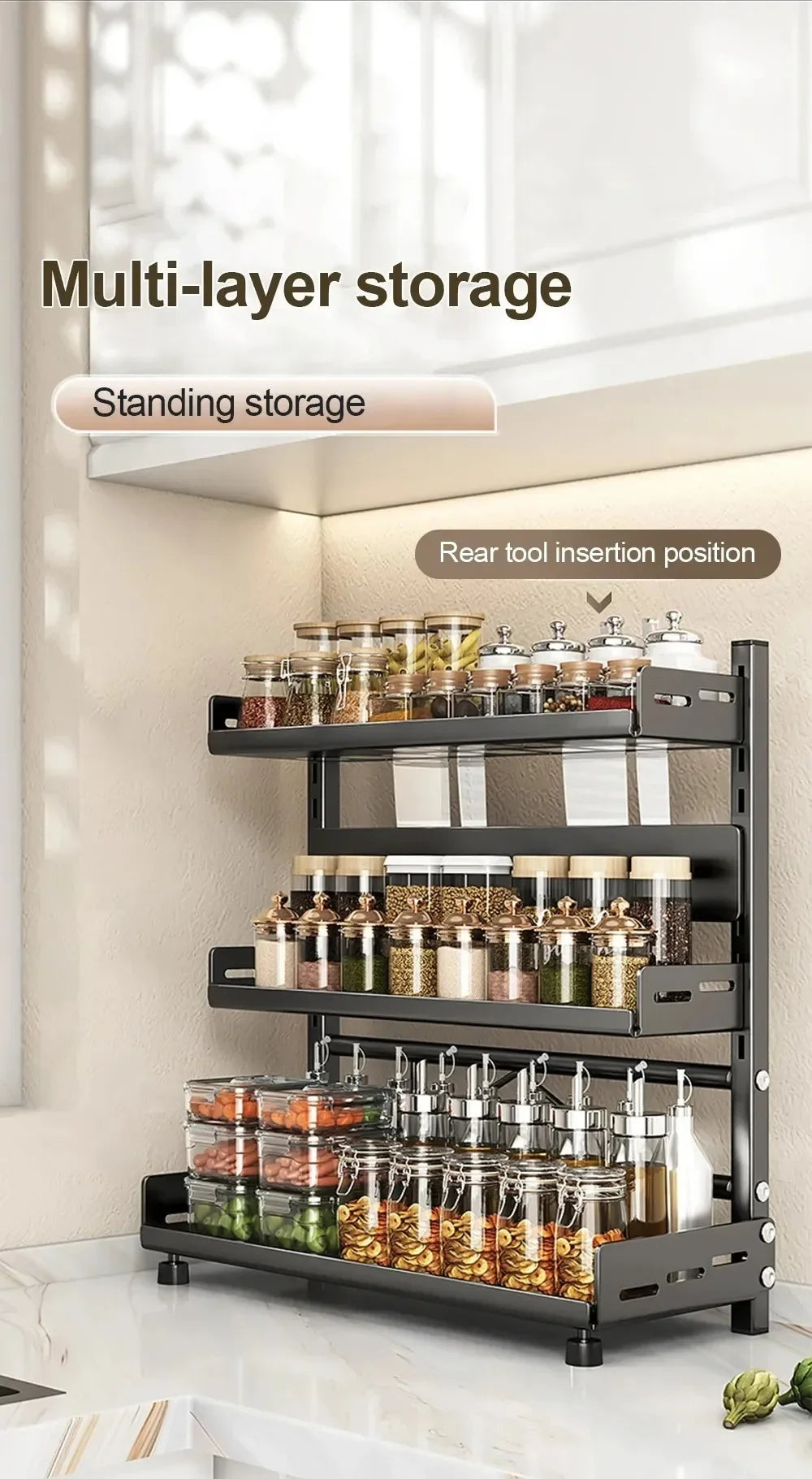 Multi-Tier Spice Storage Rack 2