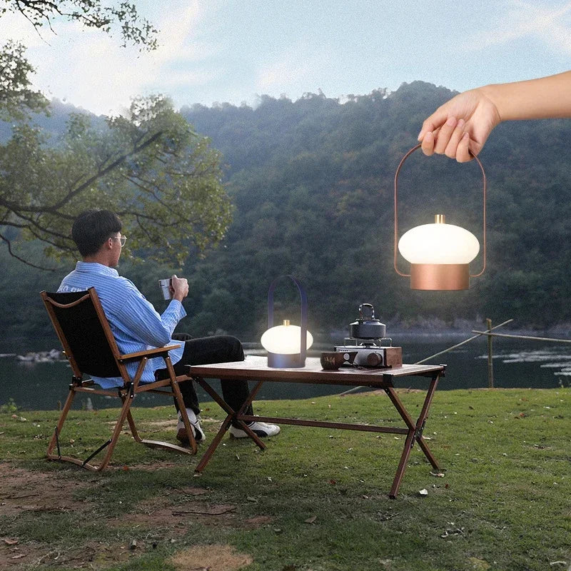 Rechargeable Lantern Table Lamp for Home and Travel