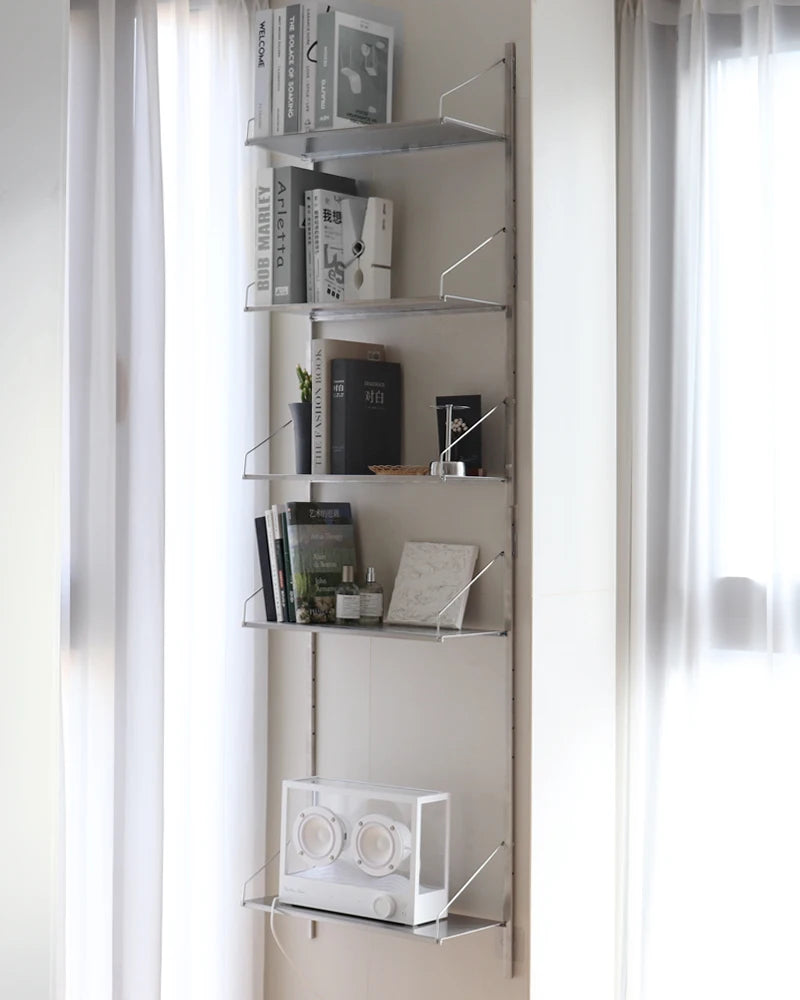 Minimalist Floating Wall Shelf for Display and Storage