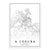 Minimalist Decorative Wall Map Wall Print