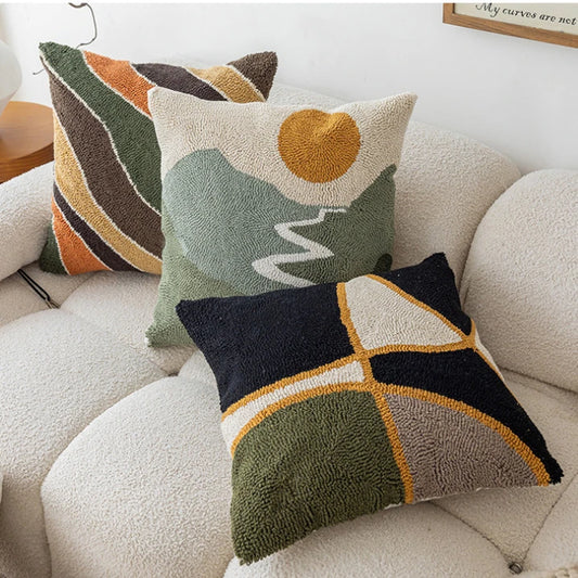 Geometric Decorative Pillow Cover - 45x45