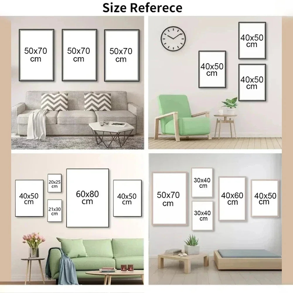 Minimalist Decorative Wall Adhesive Art Poster