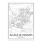 Minimalist Decorative Wall Map Wall Print